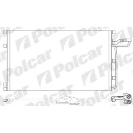 Volvo S40/V50 07- kondicioniera radiators 1,6 2,4 2,5 620x380x16, 30647931