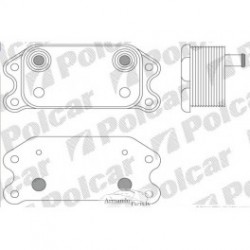 Volvo S40/V50 07- eļļas radiators 2,4 2,5 144x80x53,...