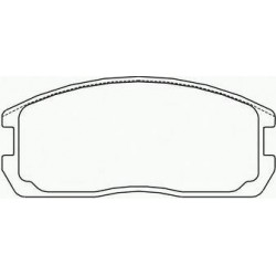 Bremžu kluči MINTEX FDB357, MR162521