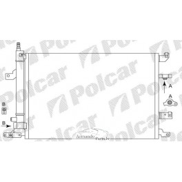 Volvo S60 00-04 kondicioniera radiators 2,0 2,3 2,4 2,5, 635x430x16, 30781281