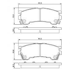 Bremžu kluči MAZDA 626 92-^