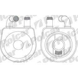 Eļļas dzesētājs, 95x97x42, 1.6, 1.6THP, 2.0