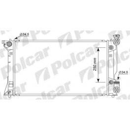 Dzesēšanas radiators, 625x378x25, 164000H120