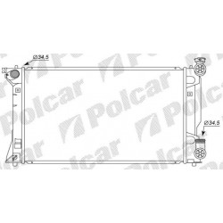 Toyota Avensis 03-08 radiators, 2,0 , 625x378x16, 164000H110