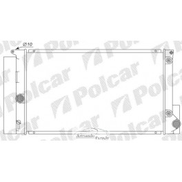 Toyota Auris 10-13 radiators, 1,6 , 600x370x16, 1640022200