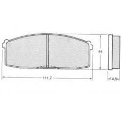 Bremžu kluči ETF 41060-W2285, FDB225