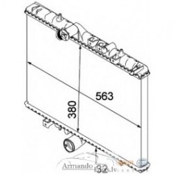 Radiators, 547x377x23, 2.2 HDi, 133078, 1330Q4